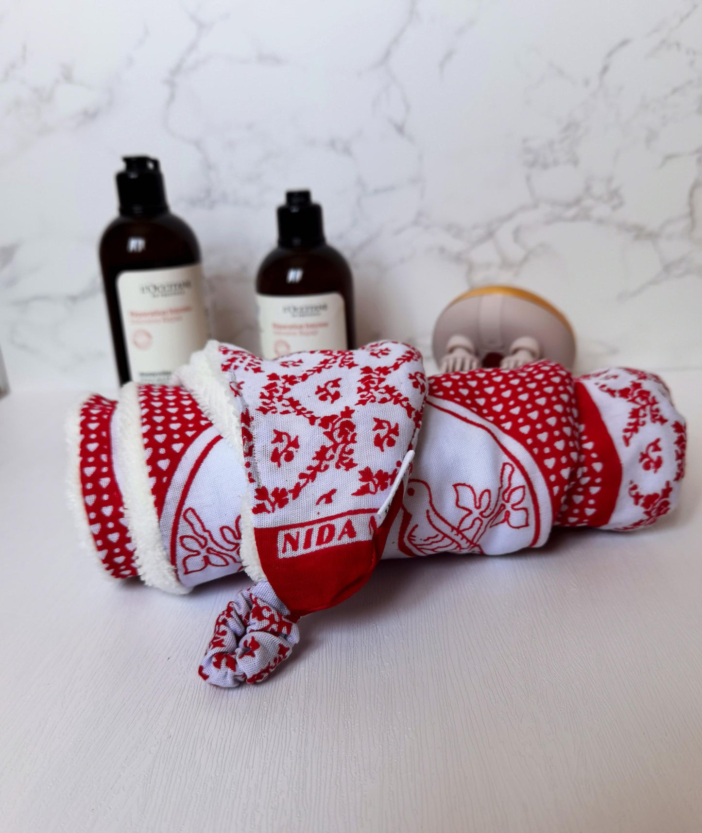 Taji Serviette – Turban-Serviette en Tissu Nanbawane & Microfibre de Bambou