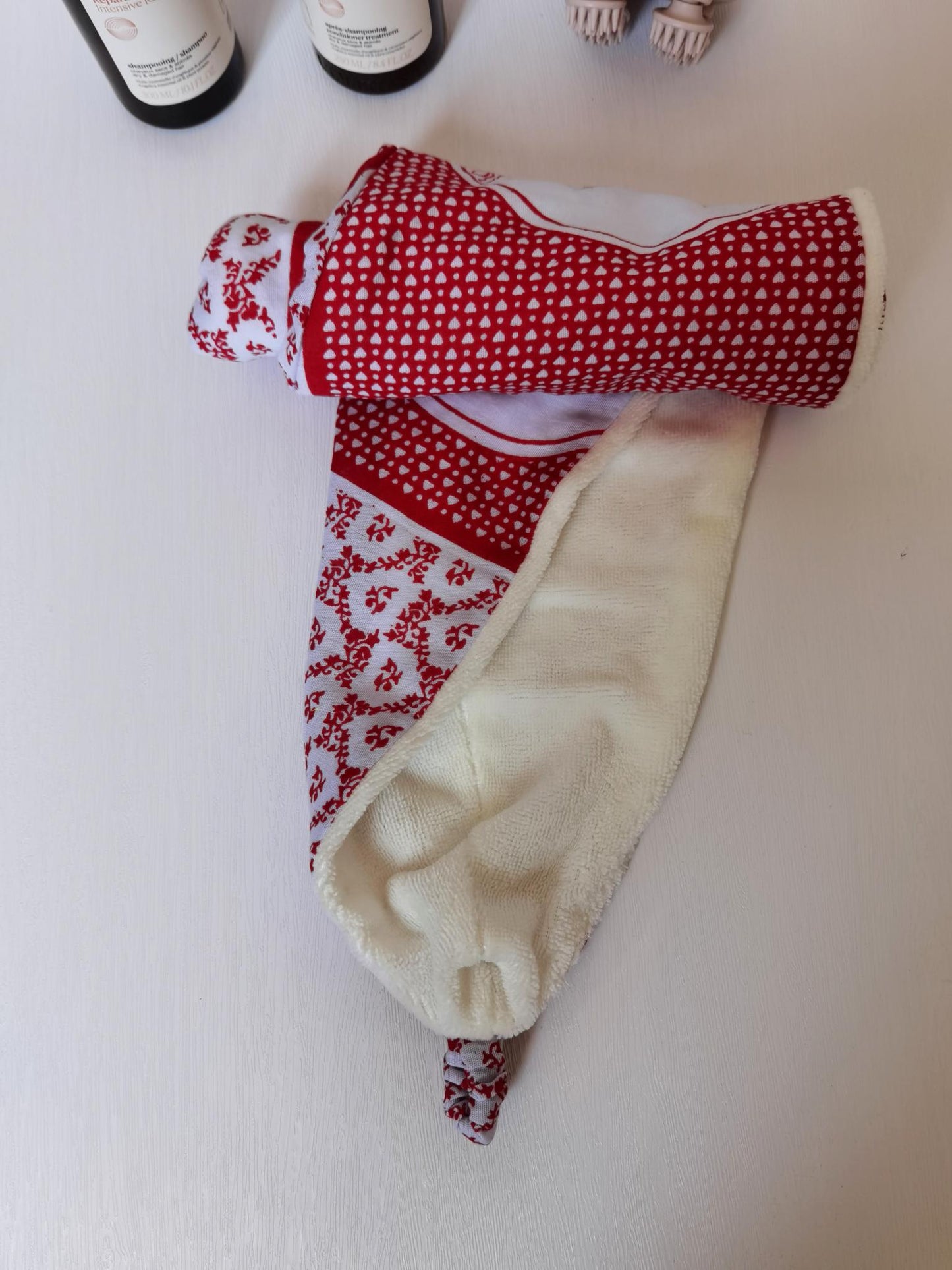 Taji Serviette – Turban-Serviette en Tissu Nanbawane & Microfibre de Bambou