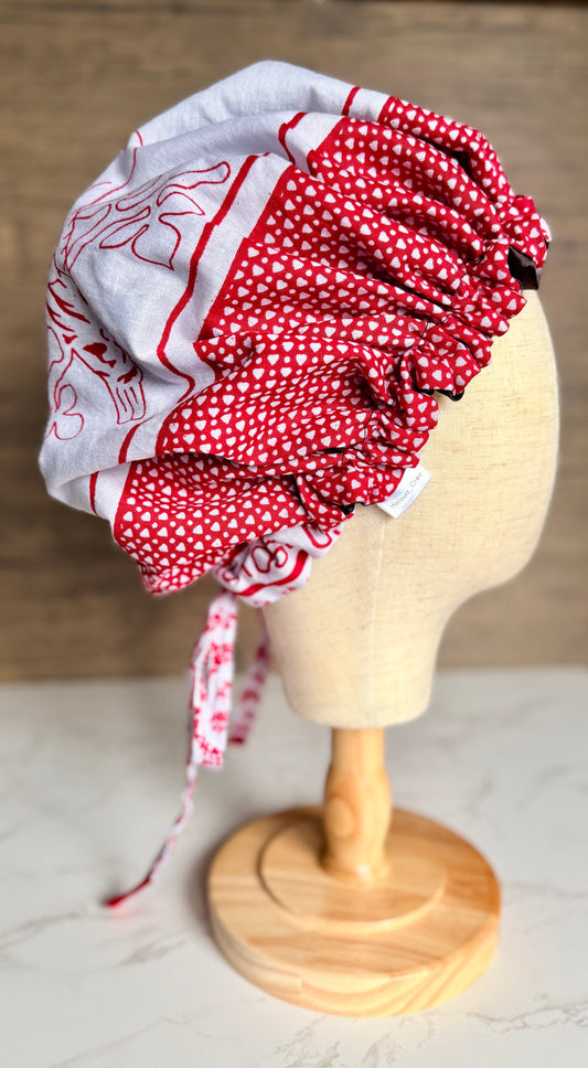Bonnet en tissu Nanbawane doublé satin – Ajustable et ultra-confortable