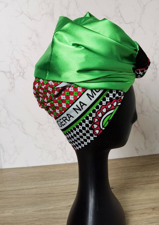 Kichali NGUVU doublé de satin, modèle unique.