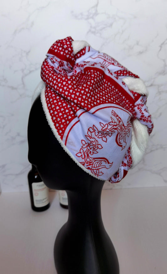Taji Serviette – Turban-Serviette en Tissu Nanbawane & Microfibre de Bambou